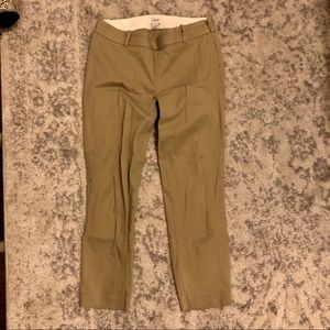 j.crew Winnie pants tan size 4